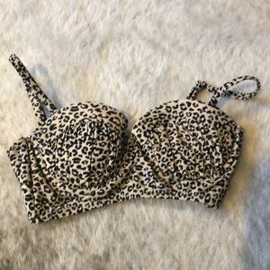 Leopard 🐆 Underwire Padded Bikini Top